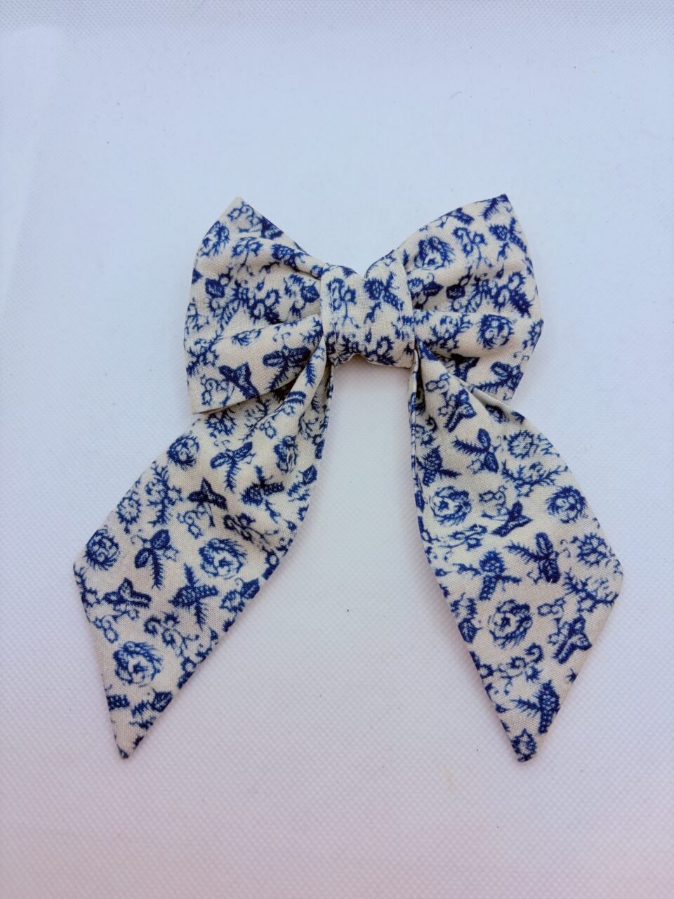 Sailor Bowtie Blue Flowers